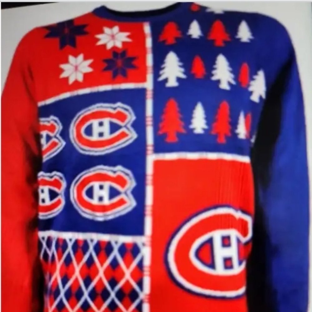Montreal Canadiens NEW Ugly sweater